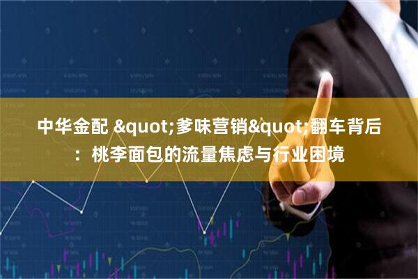 中华金配 &quot;爹味营销&quot;翻车背后：桃李面包的流量焦虑与行业困境