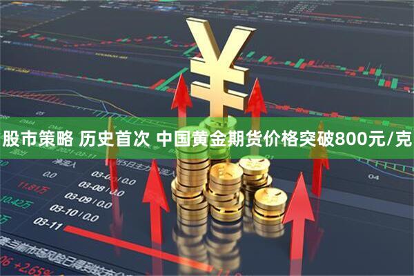 股市策略 历史首次 中国黄金期货价格突破800元/克