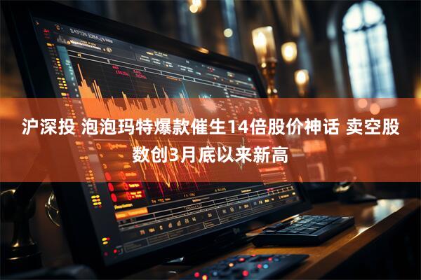 沪深投 泡泡玛特爆款催生14倍股价神话 卖空股数创3月底以来新高