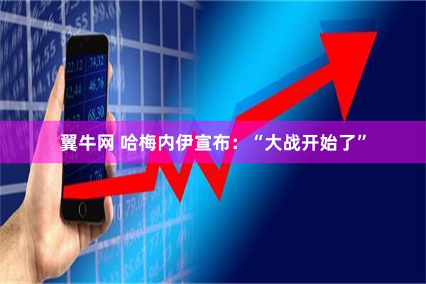 翼牛网 哈梅内伊宣布：“大战开始了”