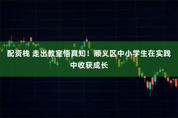 配资栈 走出教室悟真知！顺义区中小学生在实践中收获成长