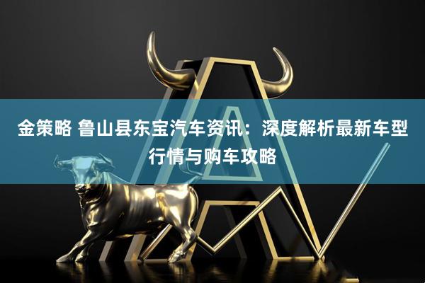金策略 鲁山县东宝汽车资讯：深度解析最新车型行情与购车攻略